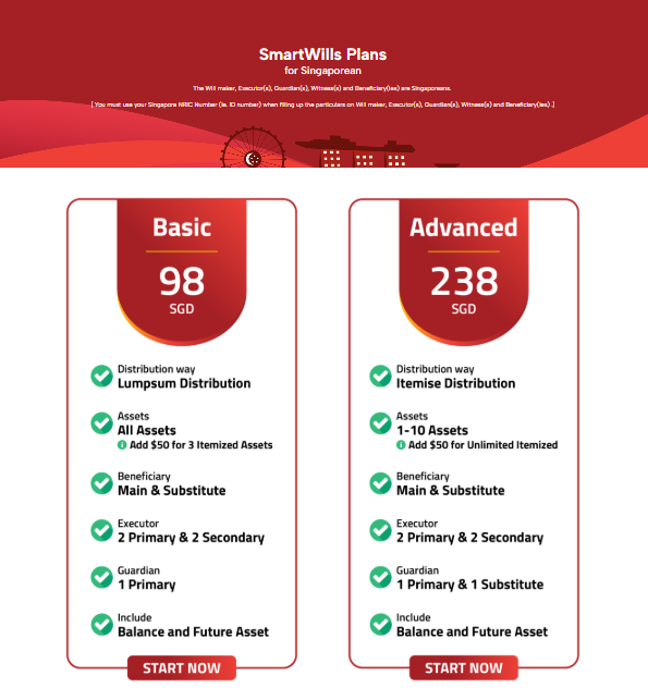SmartWills SG vs SimplyWills