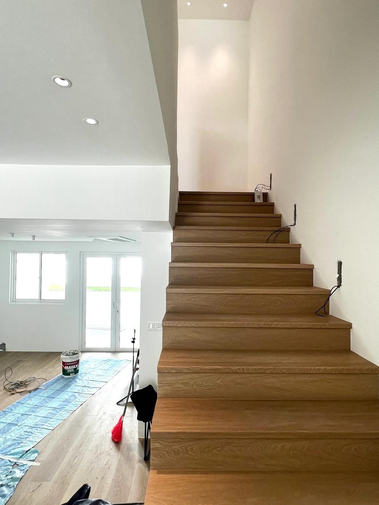 staircase flooring installation