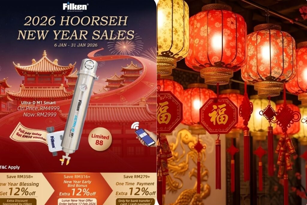 Upgrade Home Water Filter with Filken CNY Promo Deals