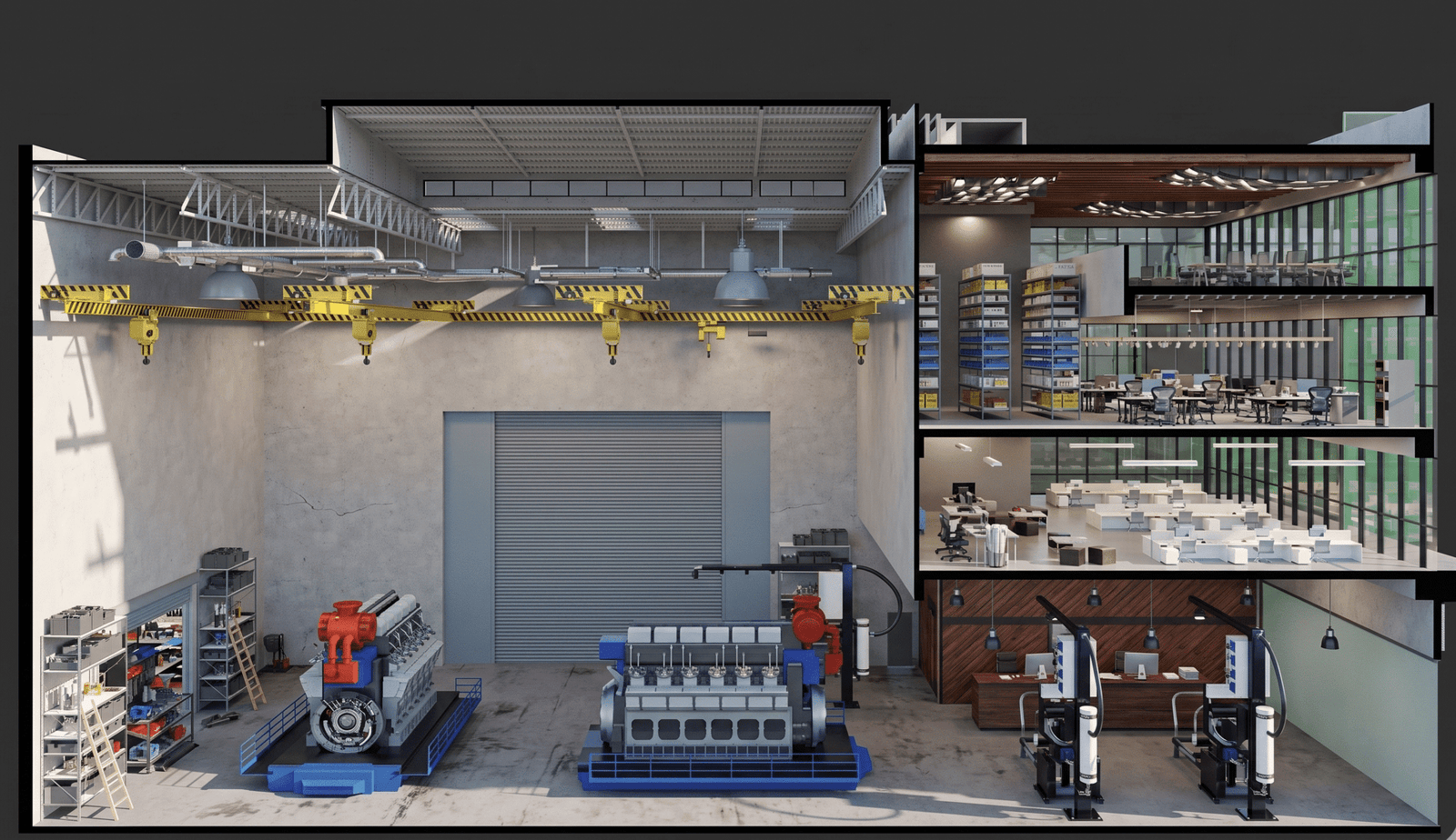 Factory Infrastructure Built for the Demands of Modern Industry